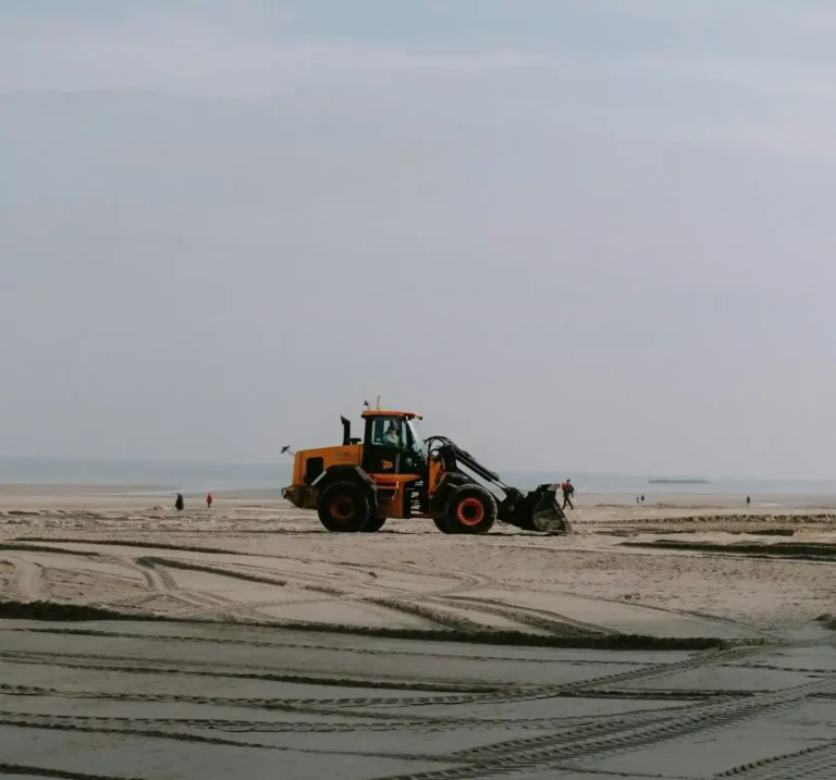 CityGCon commercial construction bulldozer clearing land for Brooklyn NY project